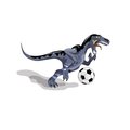 Stocktrek Images StockTrek Images PSTSTK600112P Illustration of A Raptor Dinosaur Playing Soccer Poster Print; 15 x 13 PSTSTK600112P